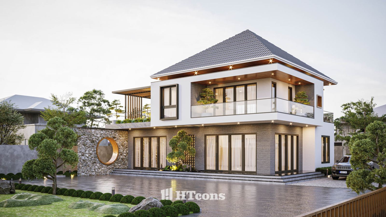 Biệt thự vườn nhà Anh Hưng - Nam Định 9