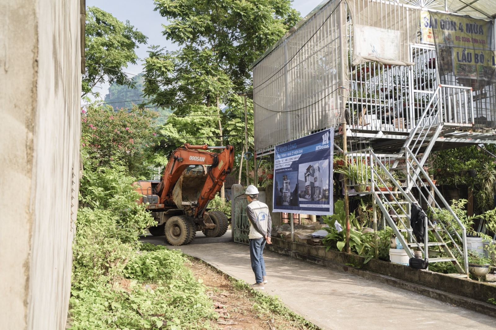 khởi công nhà anh Kỳ 4