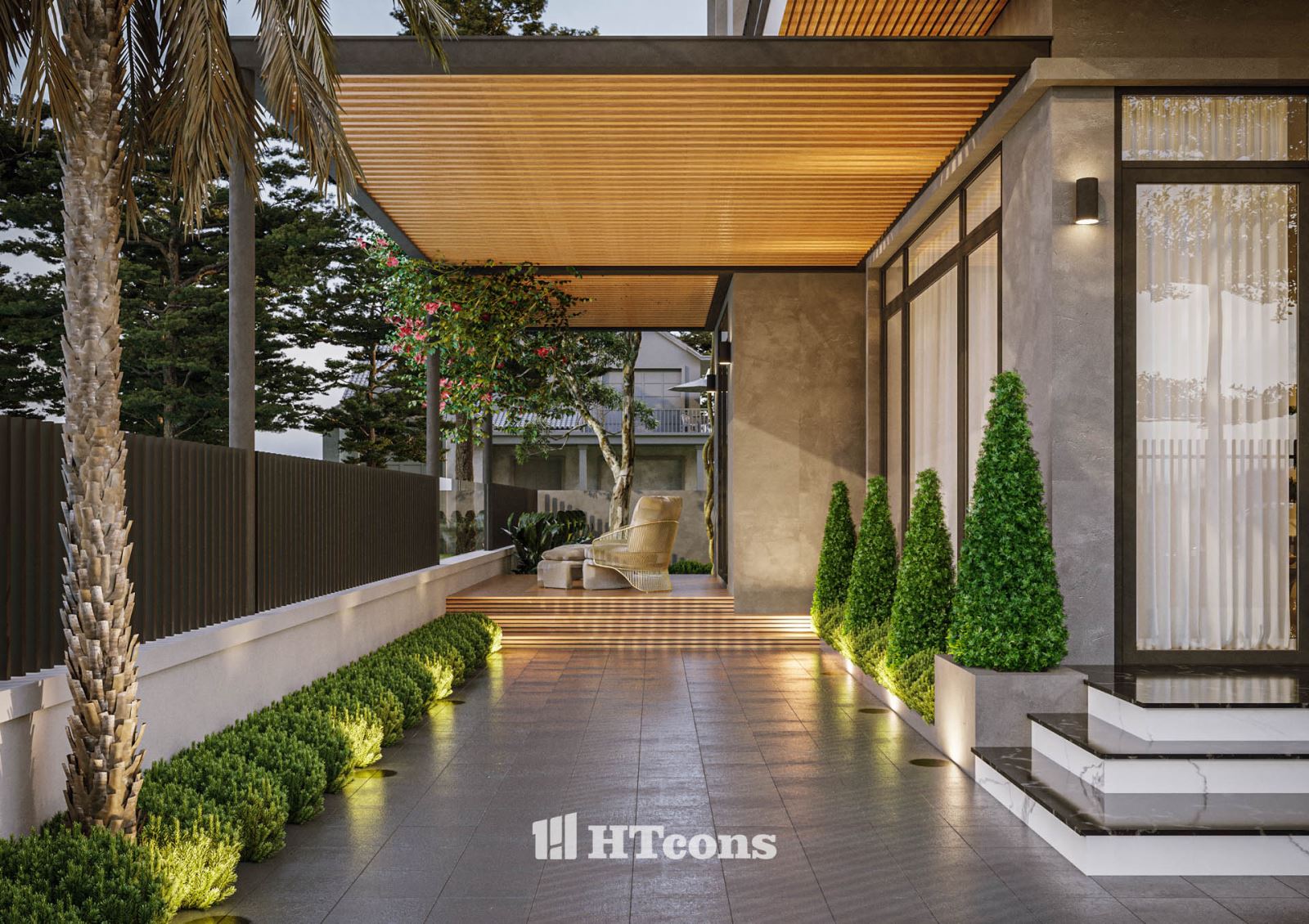 Biệt thự vườn 2 tầng nhà Anh Phương - Quảng Bình 12