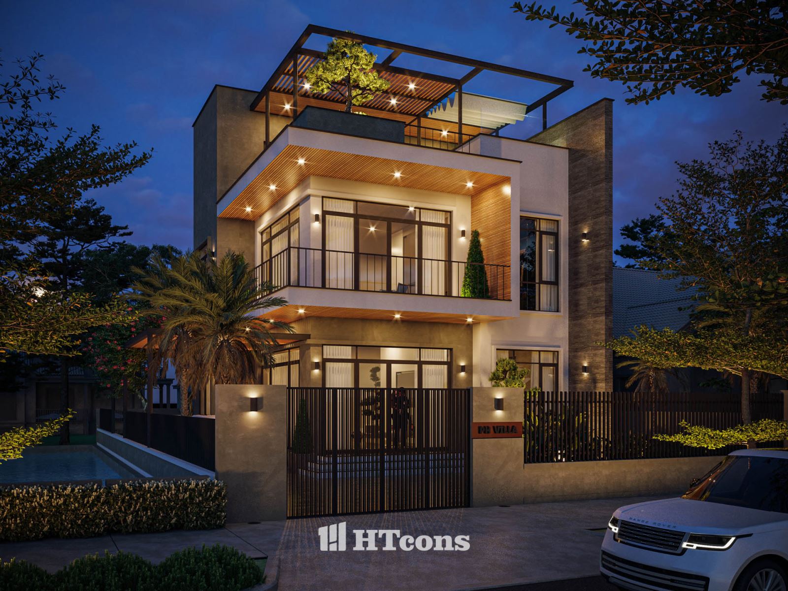 Biệt thự vườn 2 tầng nhà Anh Phương - Quảng Bình 3