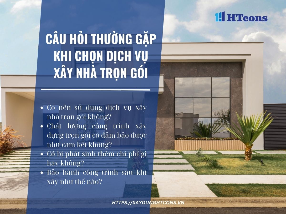 Câu hỏi thường gặp khi chọn dịch vụ xây nhà trọn gói tại quận Bình Tân HCM 2024