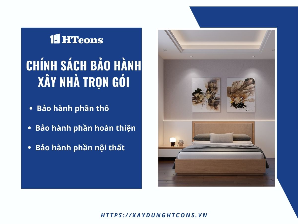 chính sách bảo hành xây nhà trọn gói