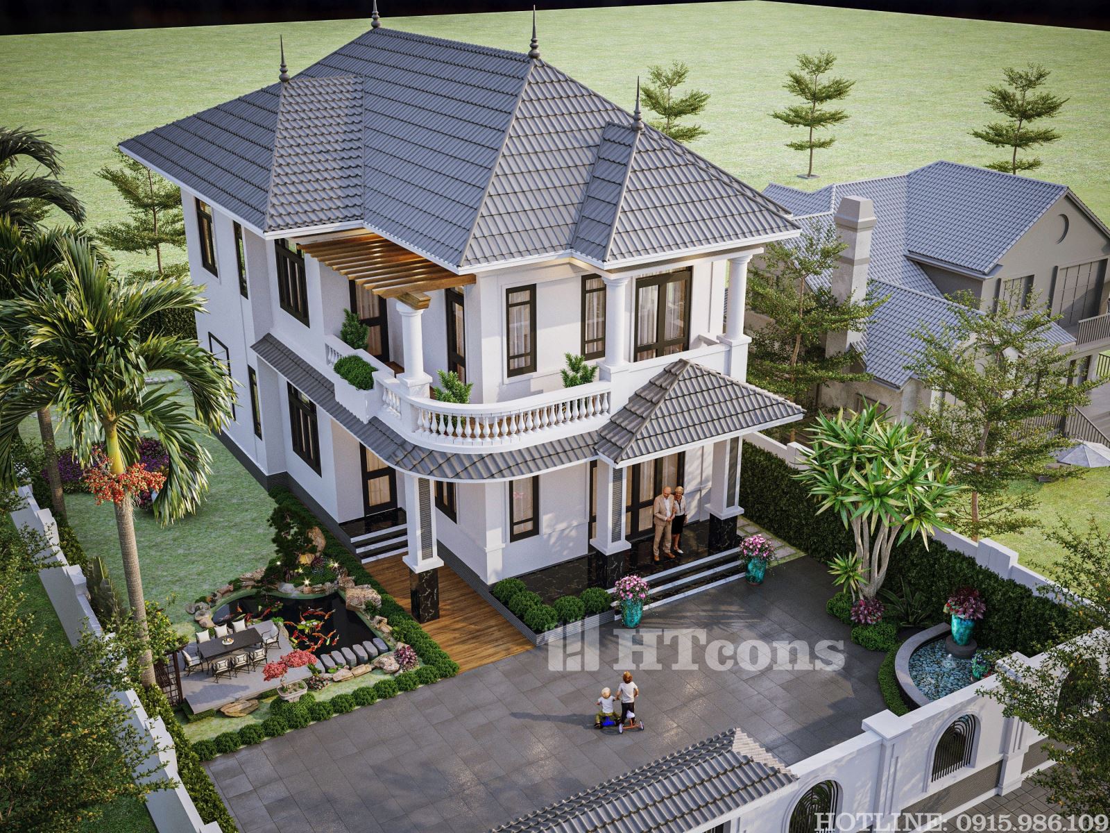Nhà phố Nhật 2 tầng