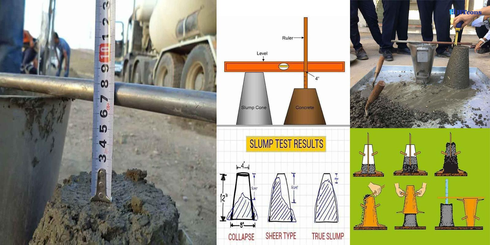 Các bước kiểm tra độ sụt bê tông