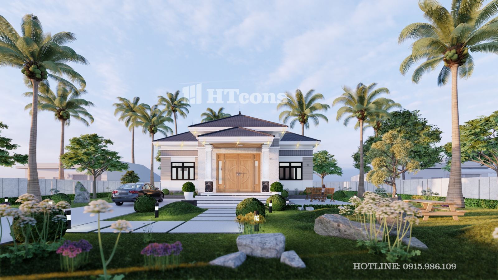 Nhà vườn mái Nhật