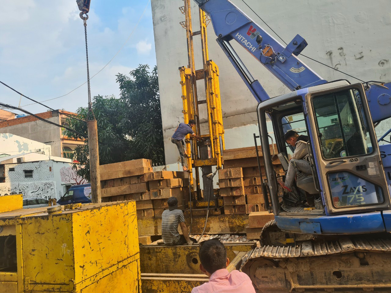 Các biện pháp thi công móng