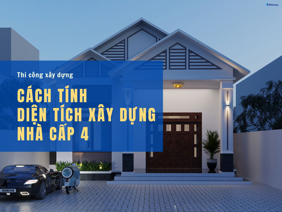 Cách tính diện tích nhà cấp 4