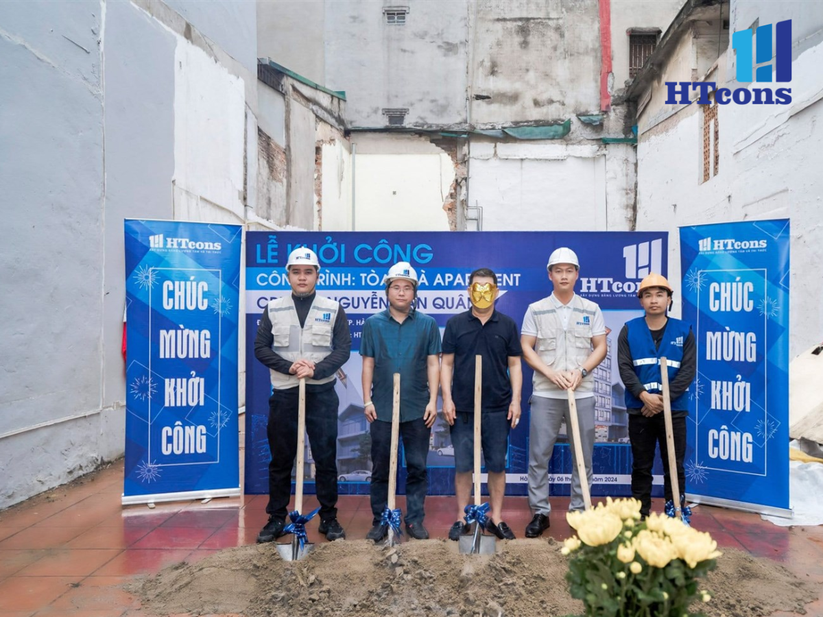 HTCons đơn vị xây nhà uy tín hàng đầu