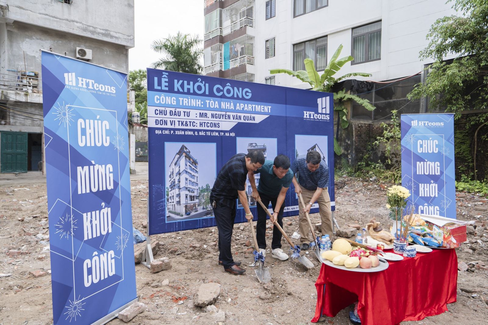 Khởi công Anh Quân Xuân Đỉnh 3