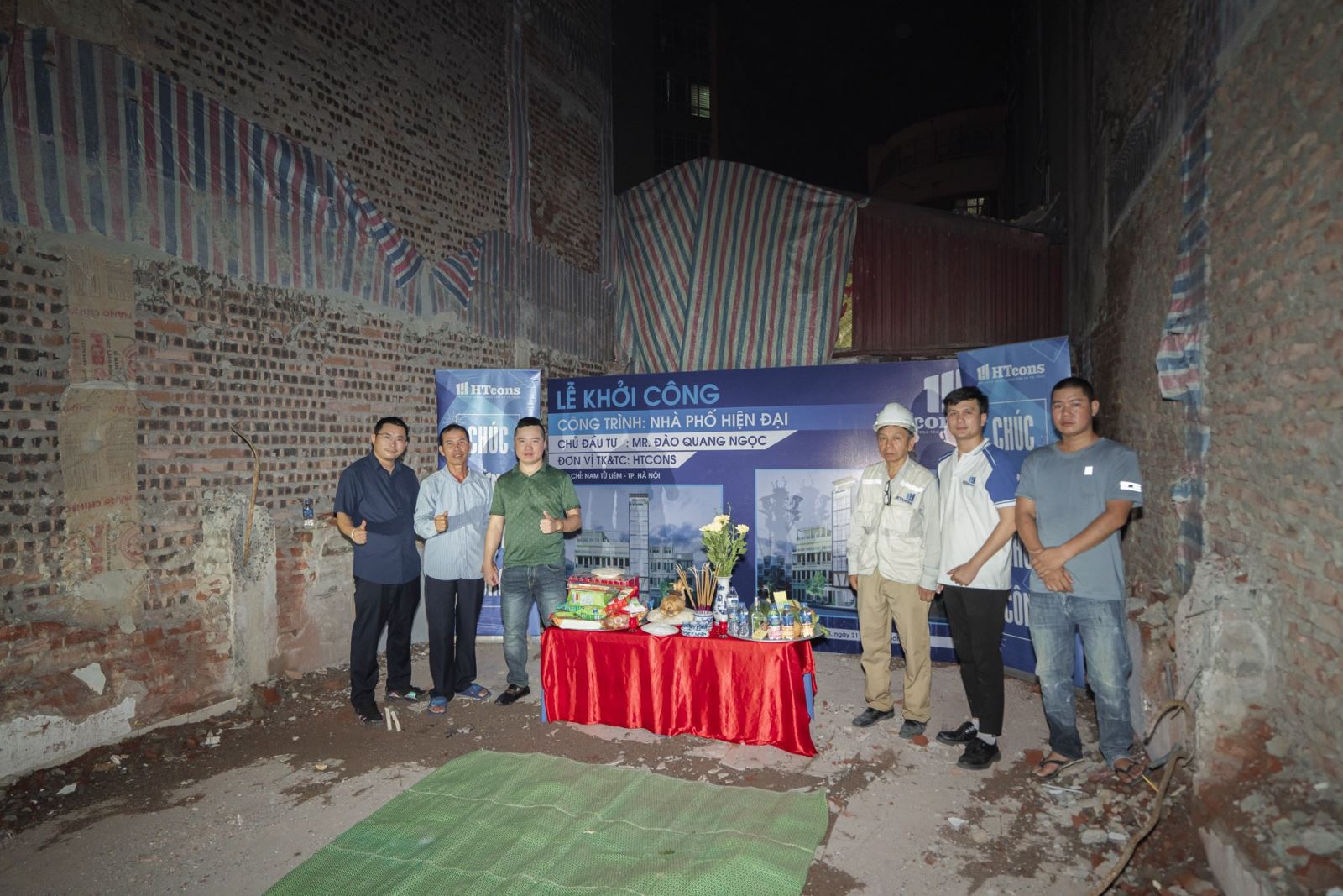 khởi công nhà Anh Ngọc Dương Khuê 3