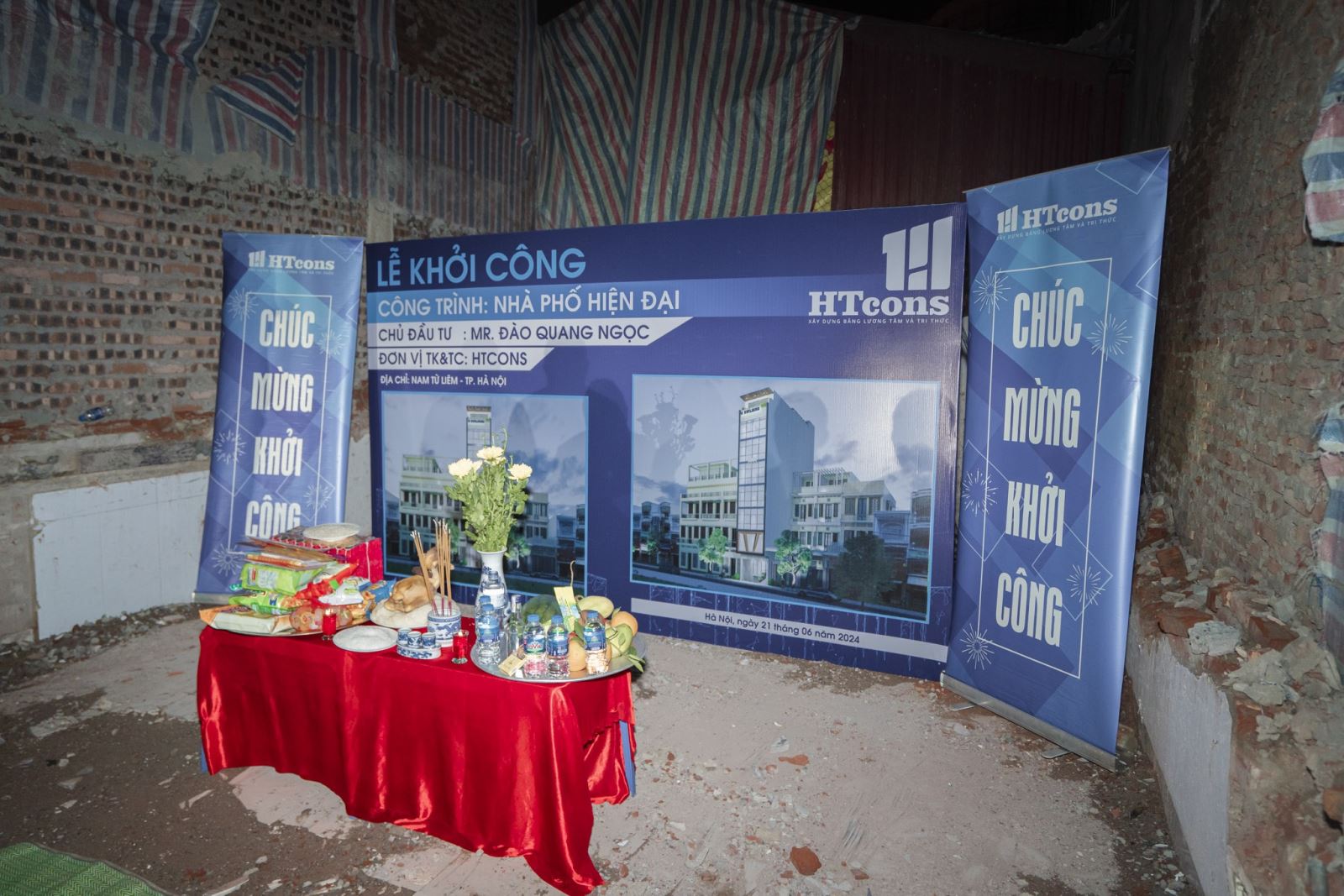 khởi công nhà Anh Ngọc Dương Khuê 5