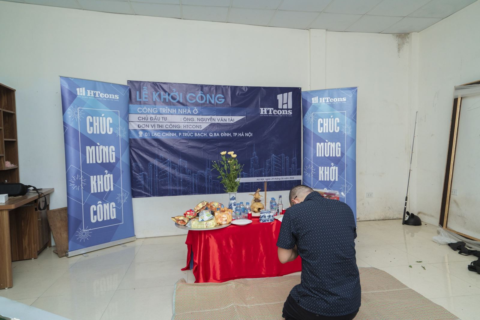 khởi công nhà anh Tài 4