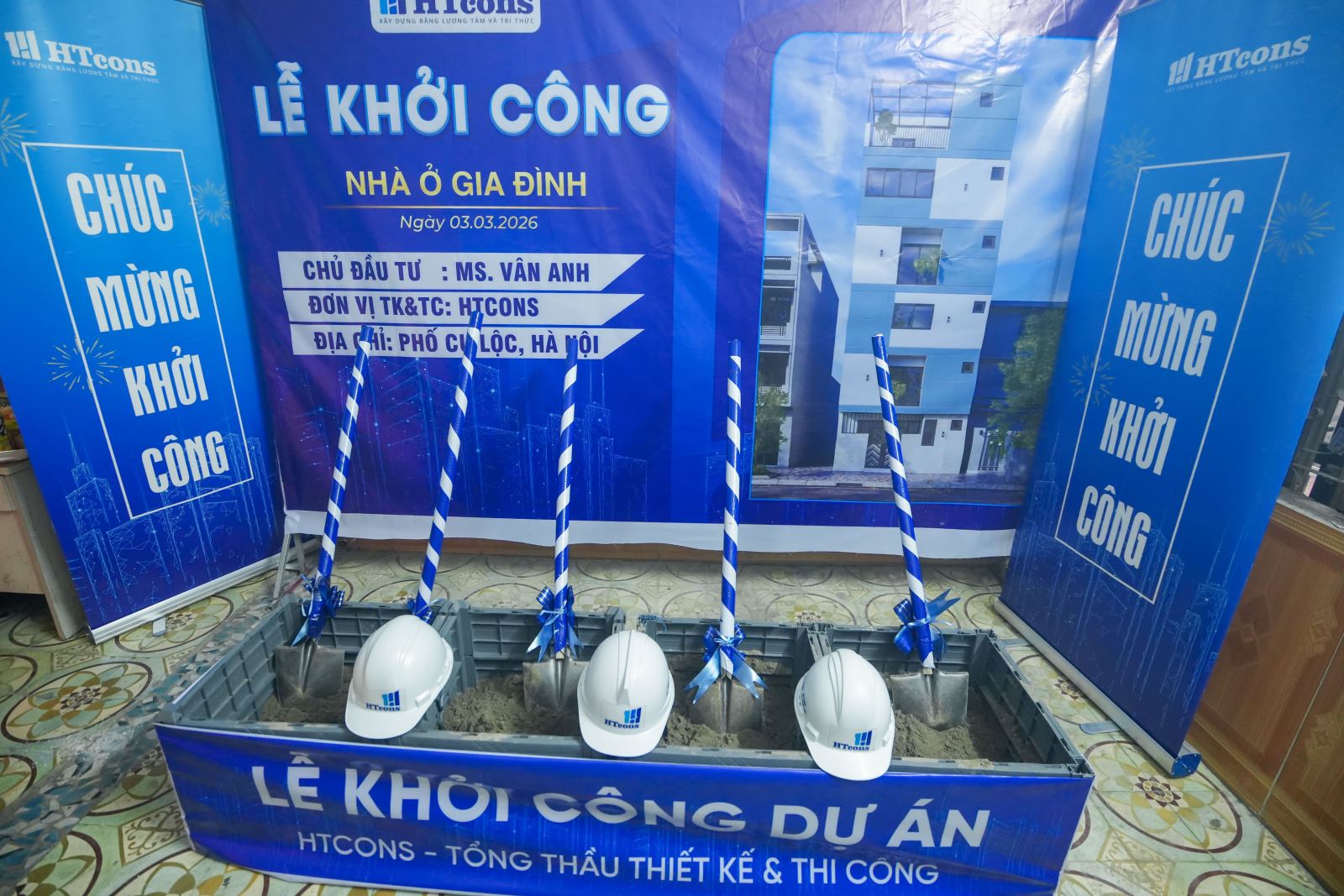 Khởi công dự án nhà phố V.Anh House - Hà Nội
