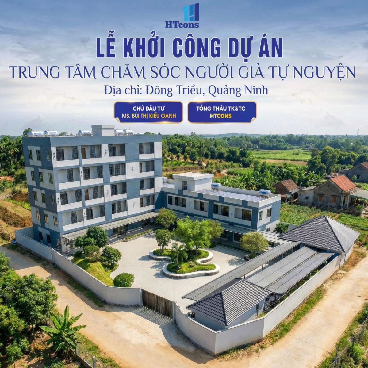 Lễ khởi công dự án Trung tâm chăm sóc người già tự nguyện