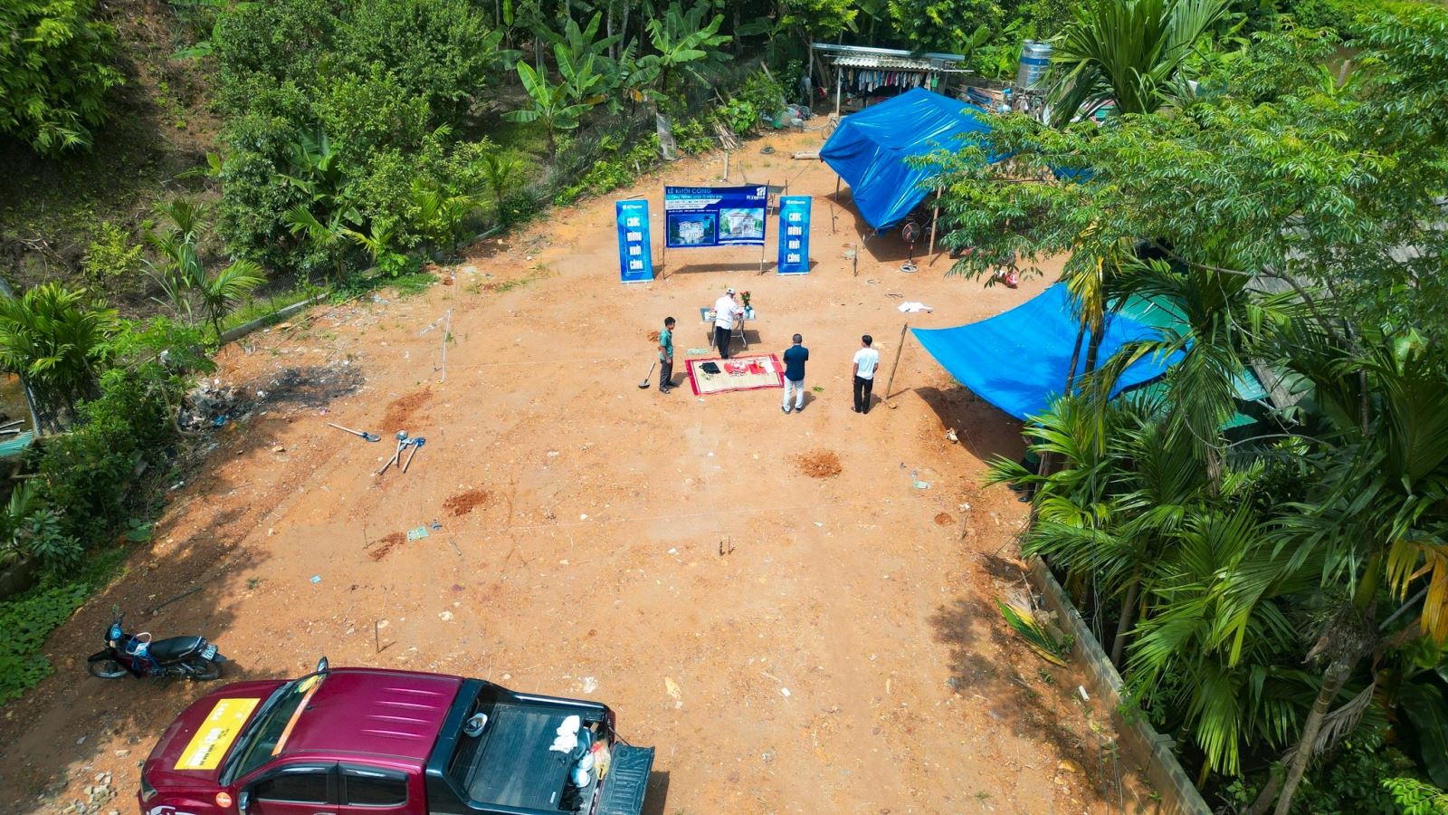 lễ khởi công nhà chị Liên Tuyên Quang 3