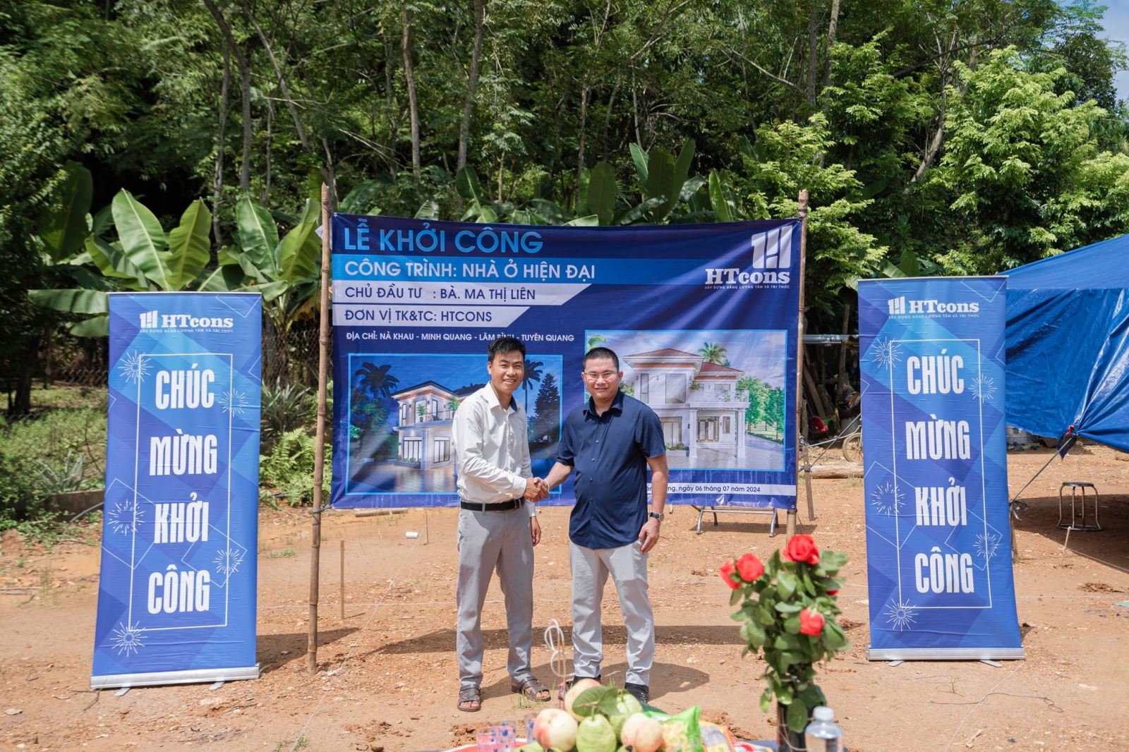 lễ khởi công nhà chị Liên Tuyên Quang 8