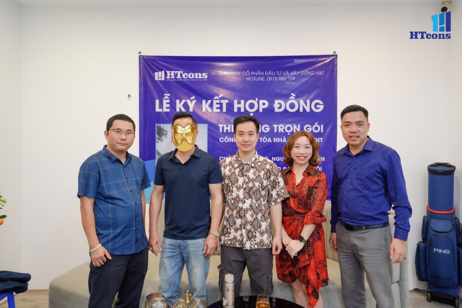 lễ ký kết hợp đồng thi công trọn gói tòa nhà apartment 3