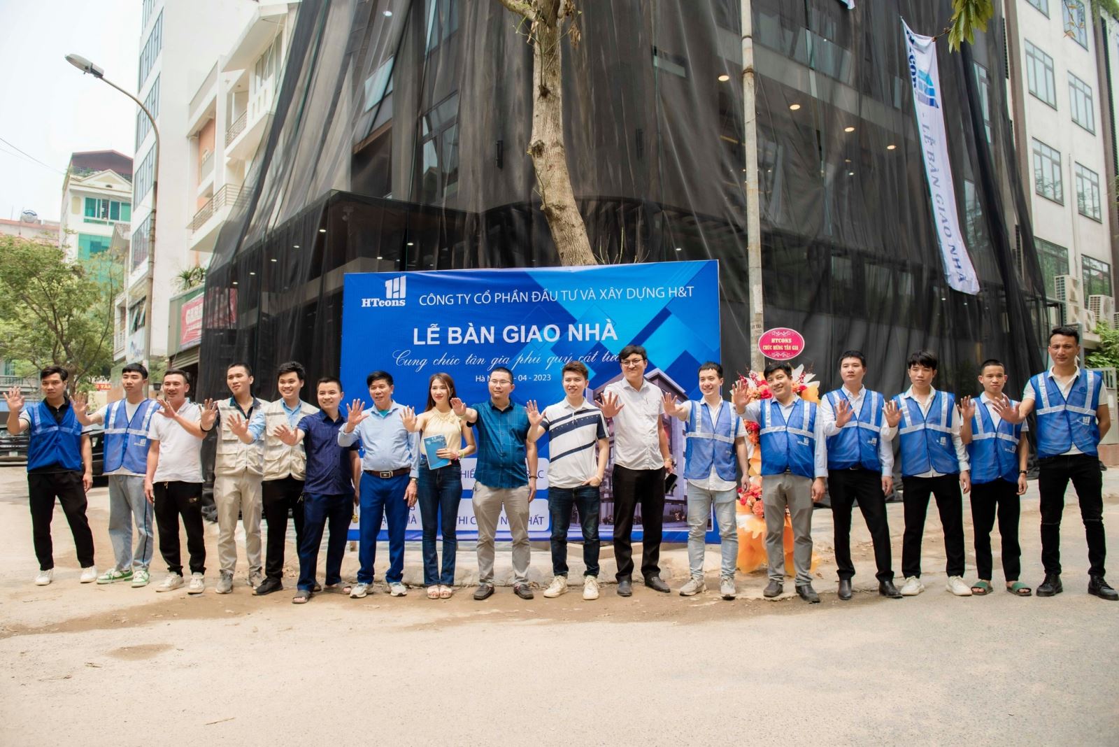 bàn giao dự án biệt thự anh Hưng 