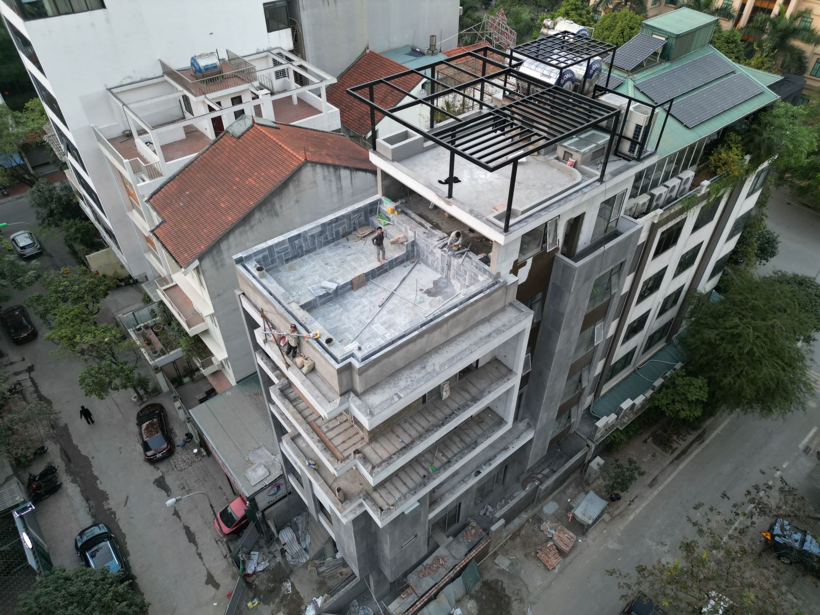 thi công dự án biệt thự anh Hưng