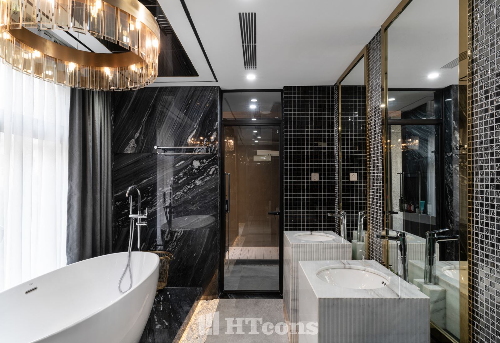 Nhà vệ sinh hiện đại tiện nghi