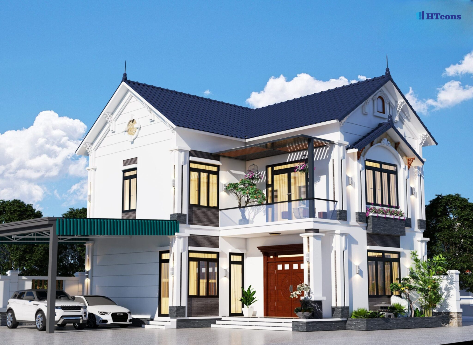 Nhà 2 tầng mái thái 500 triệu với nhiều ưu điểm vượt trội