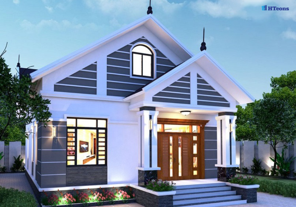 Mẫu nhà cấp 4 mái Thái ấm cúng
