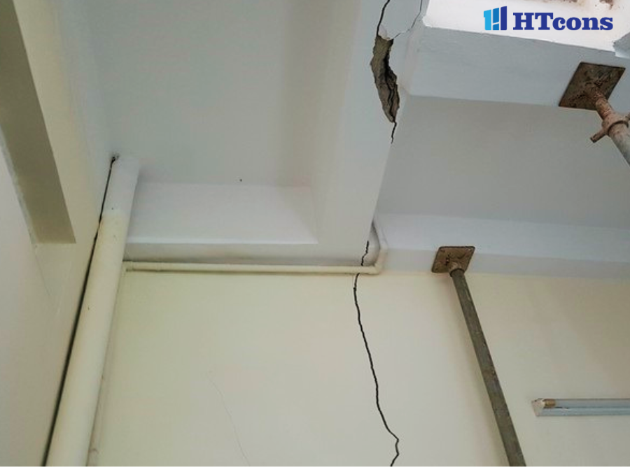 Vì sao nhà mới xây bị nứt tường
