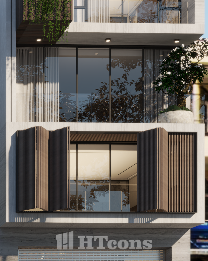 nhà phố 5 tâng 1 tum 4