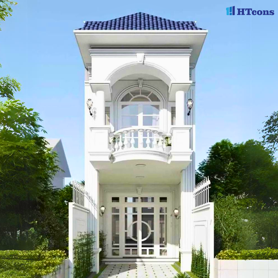  Mẫu nhà phố tân cổ điển tối giản