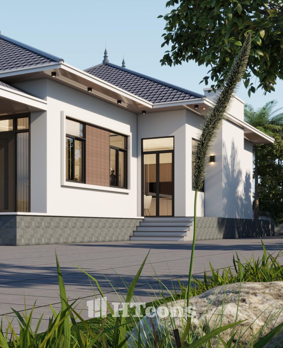 nhà vườn mái nhật 2