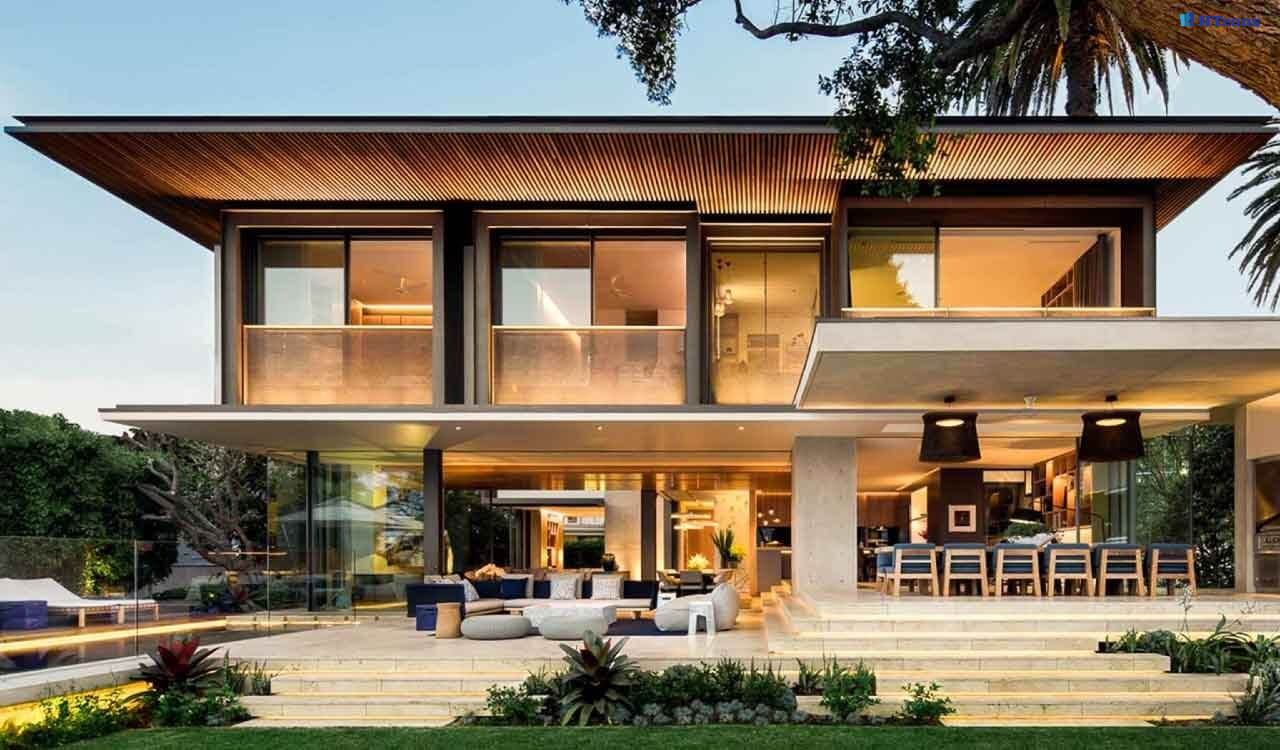 Mẫu nhà phong cách hiện đại vô cùng tiện nghi