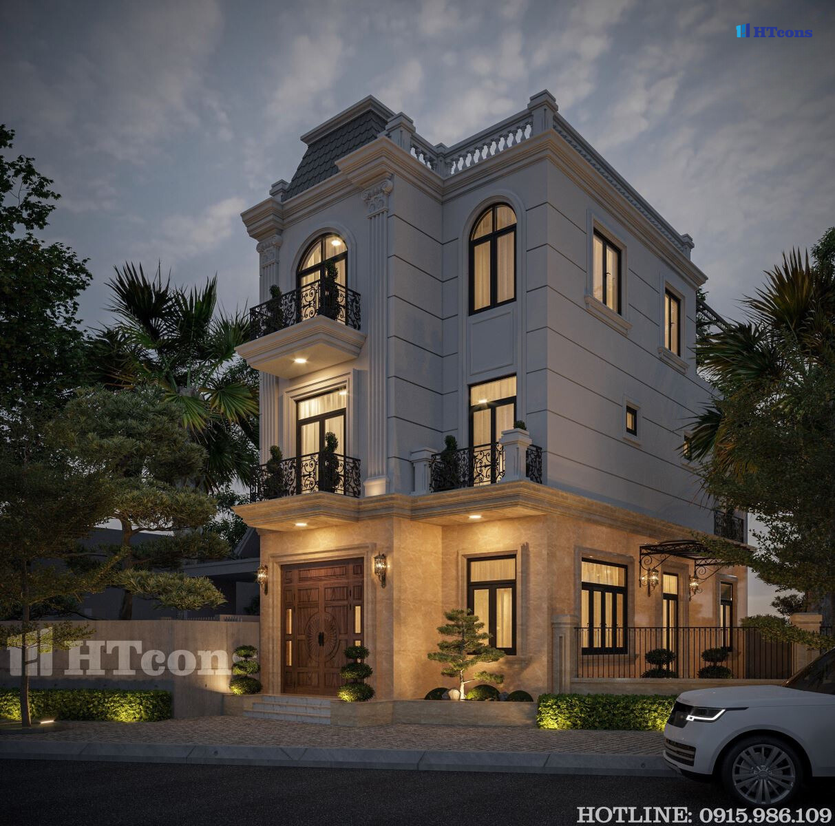 Mẫu kiến trúc tân cổ điển sang trọng