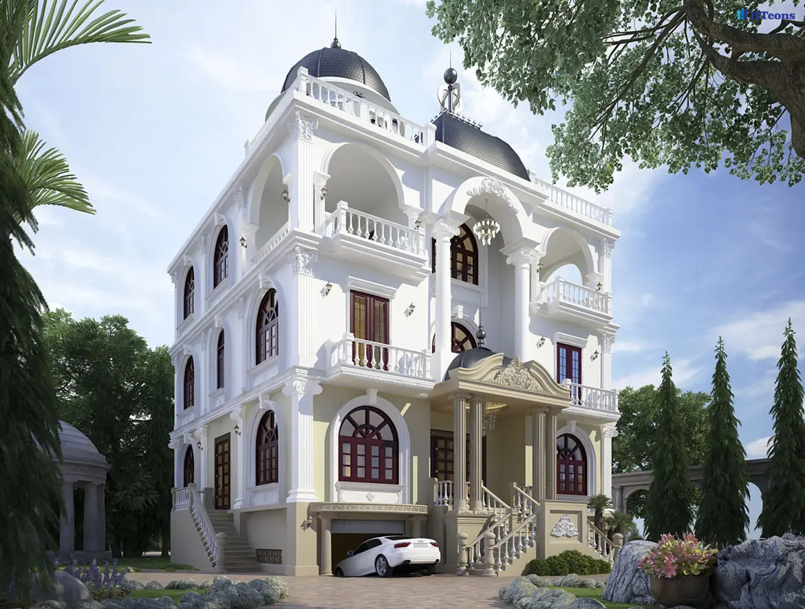 Biệt thự tân cổ điển nguy nga 