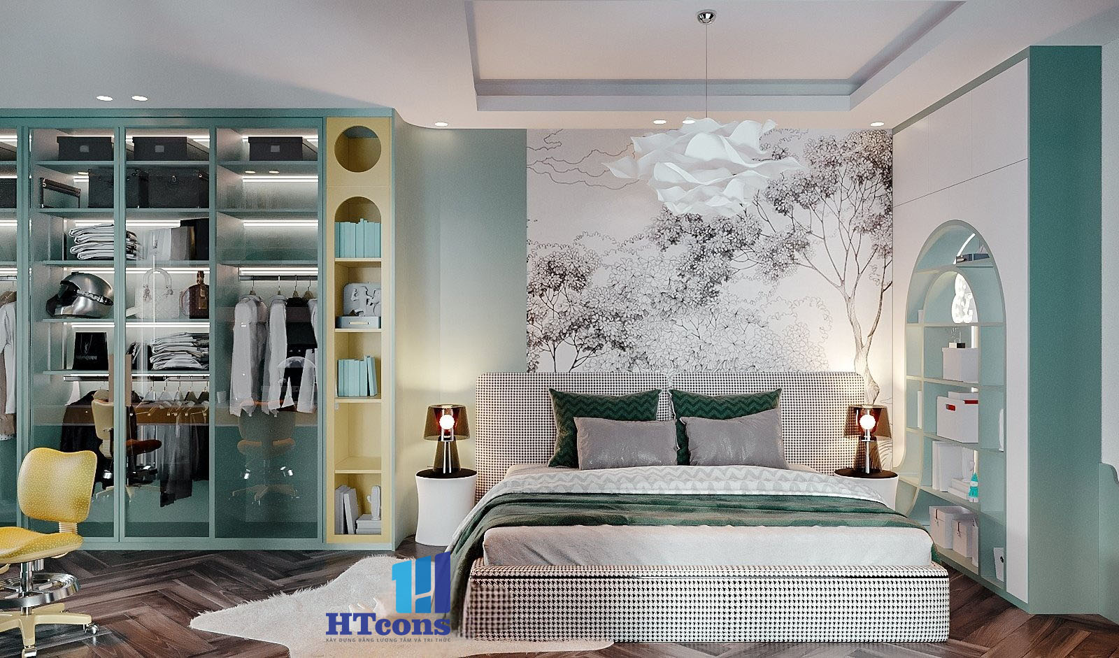 Thiết kế phòng ngủ - WC - Mẫu 1 - 6