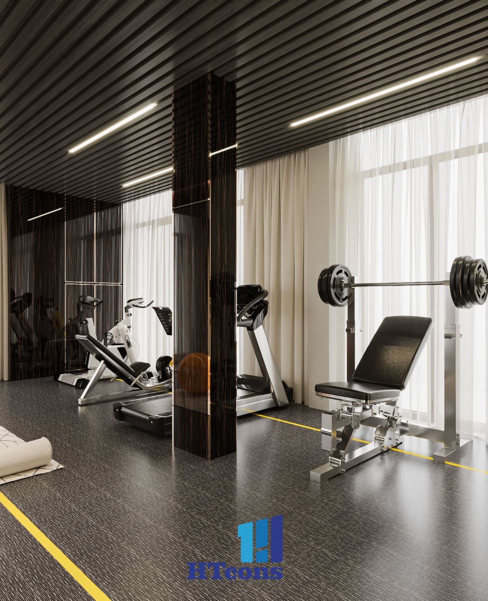 Thiết kế phòng tập Gym - Mẫu 1-2