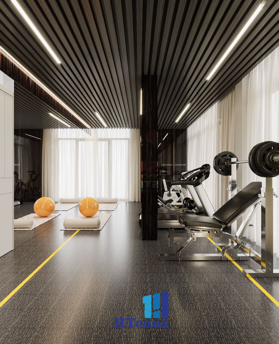 Thiết kế phòng tập Gym - Mẫu 1-3