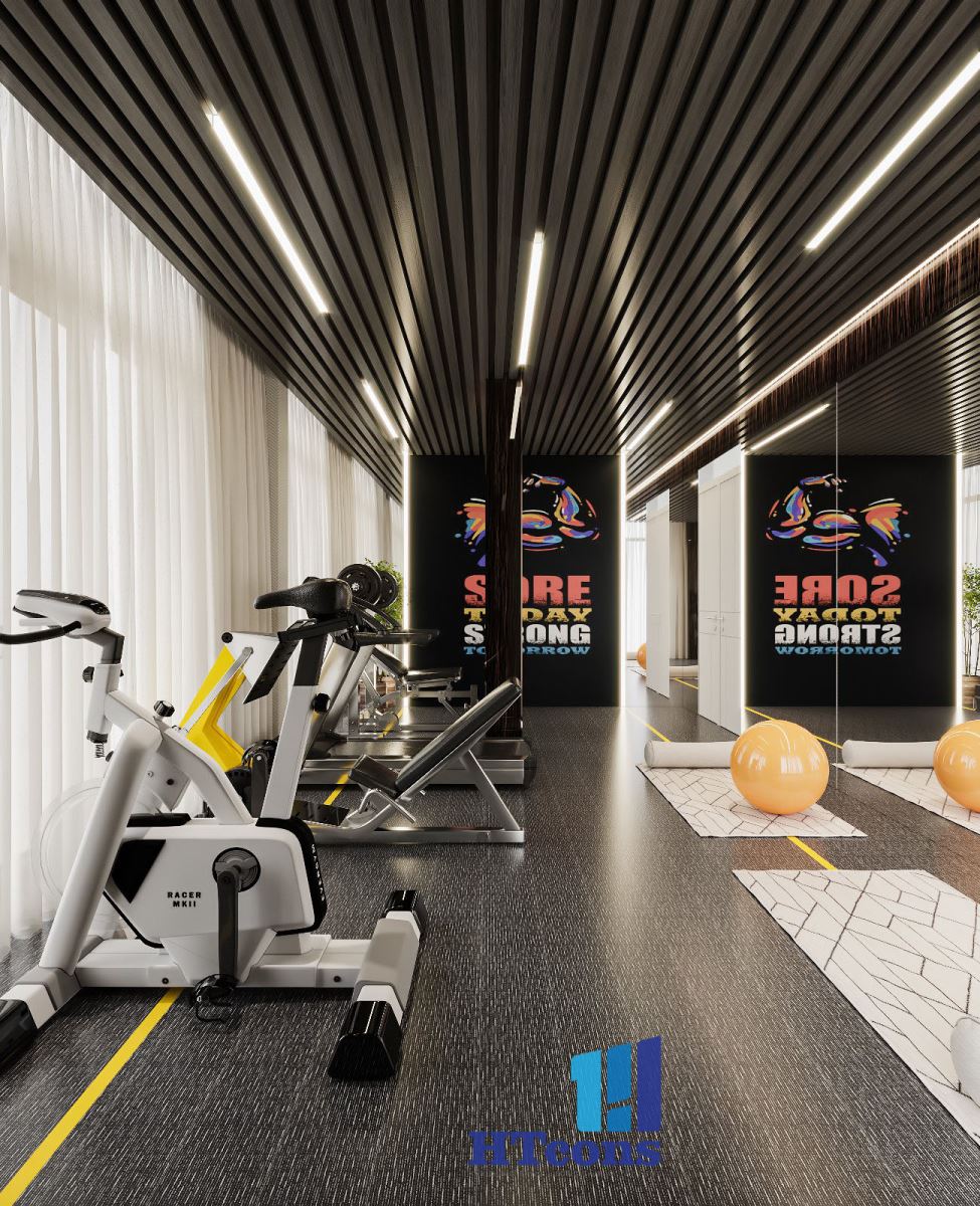 Thiết kế phòng tập Gym - Mẫu 1-4
