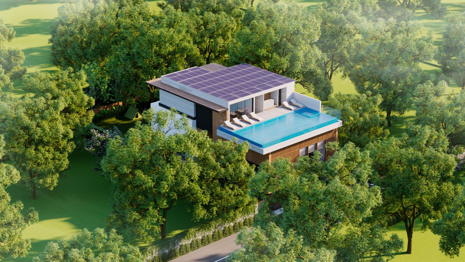 villa nghỉ dưỡng gần gũi thiên nhiên