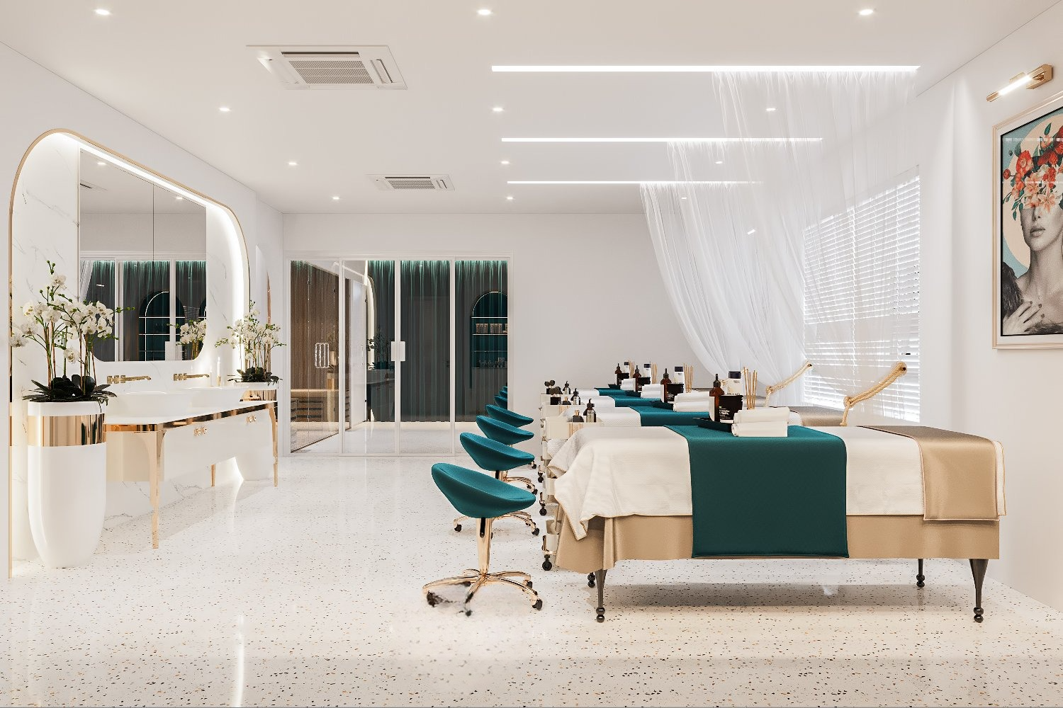 thiết kế spa Huyền Phi 9