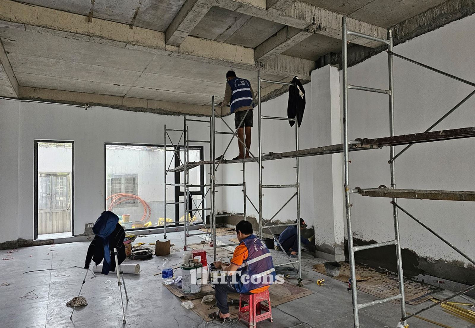 thực tế thi công nhà A Thịnh Bắc Ninh 3
