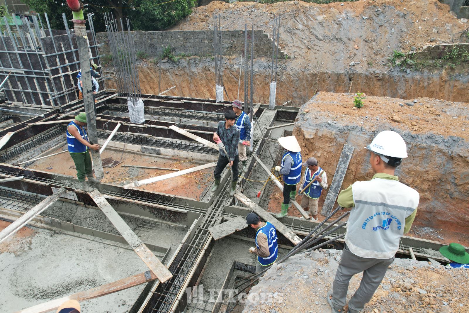 Thi công móng dự án Thế VIlla - Nghệ An