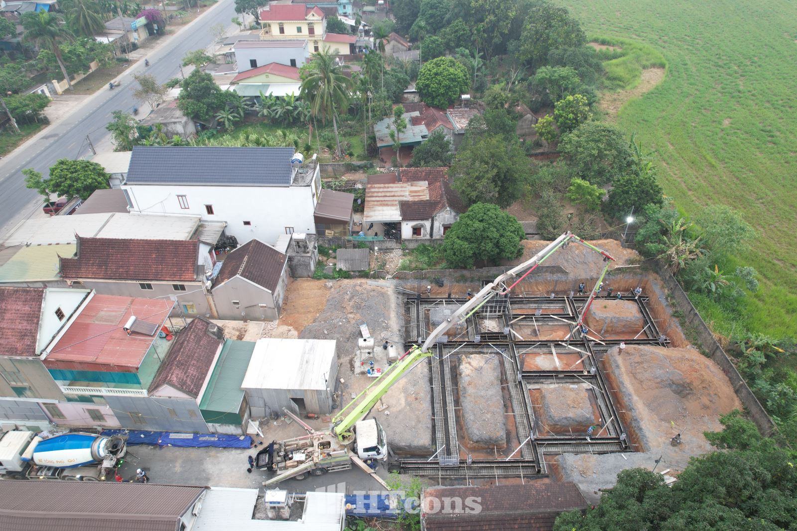 Thi công móng dự án Thế VIlla - Nghệ An