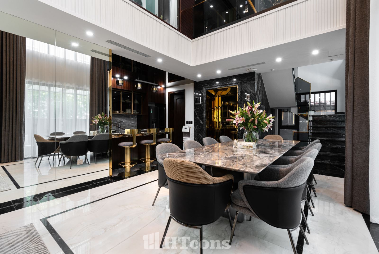 thiết kế nội thất phong cách luxury