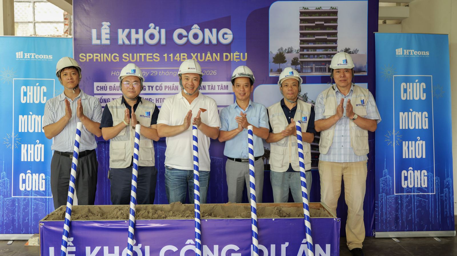 khởi công dự án Tòa nhà SPRING SUITES
