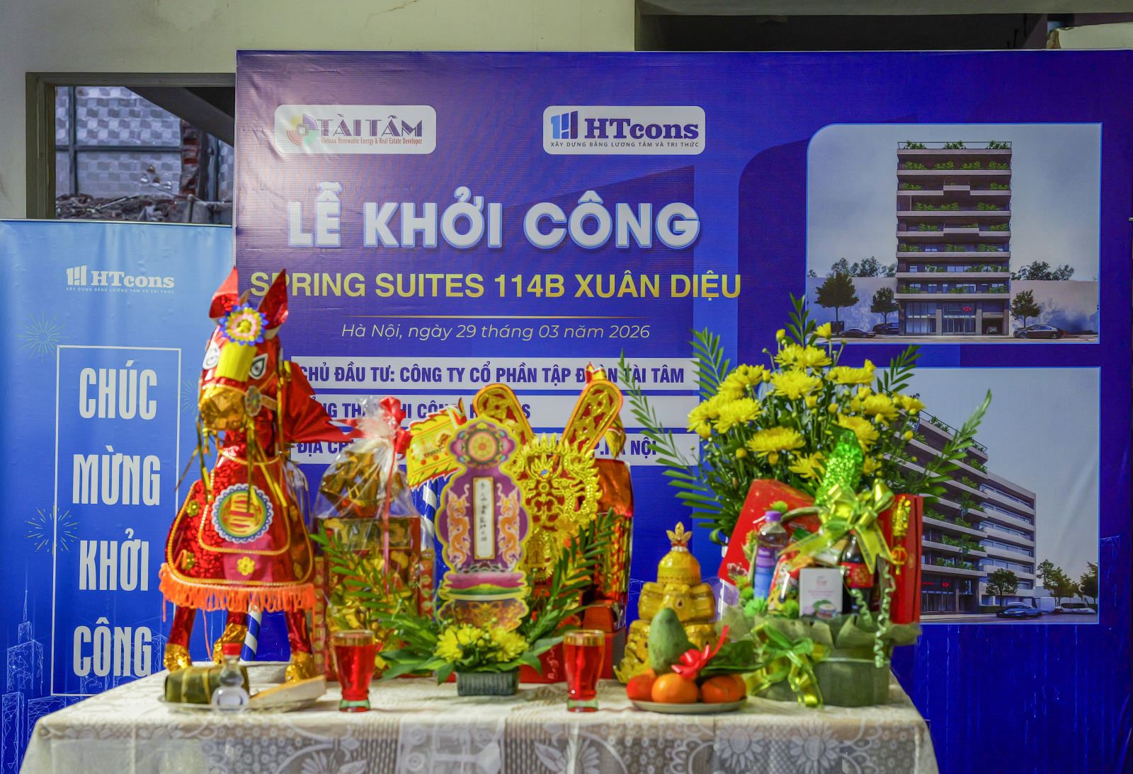 khởi công dự án Tòa nhà SPRING SUITES