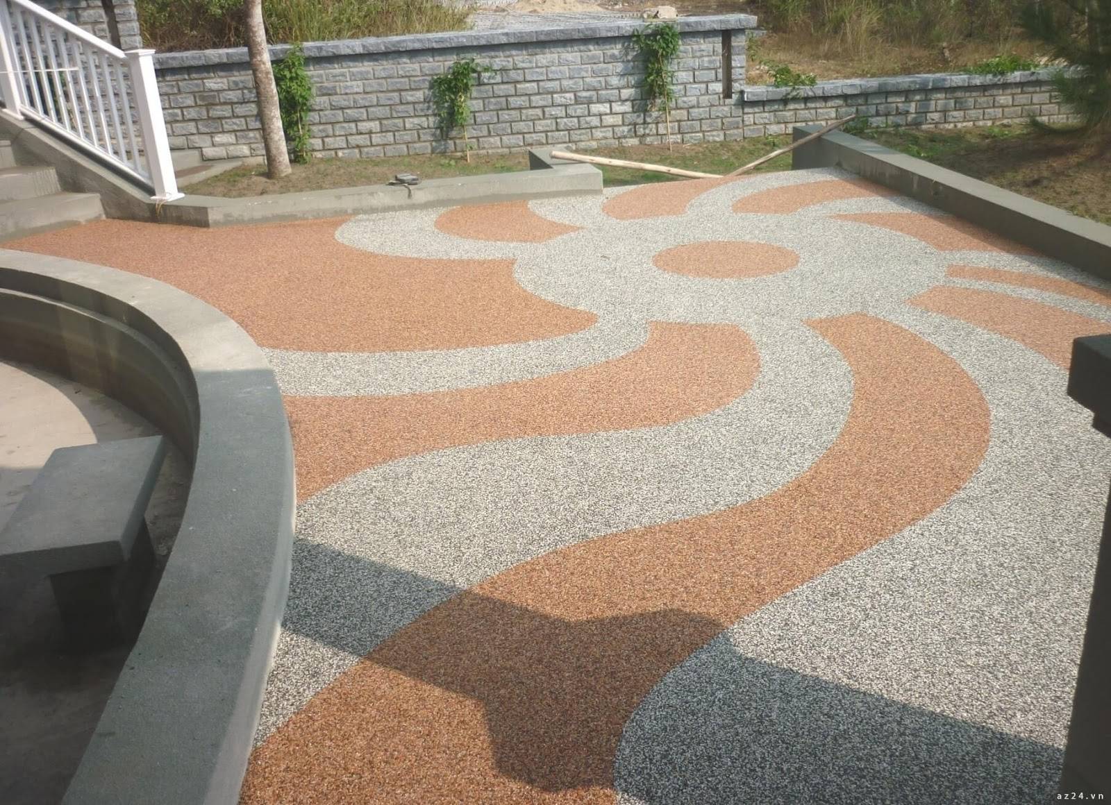 ưu điểm khi sử dụng bê tông màu