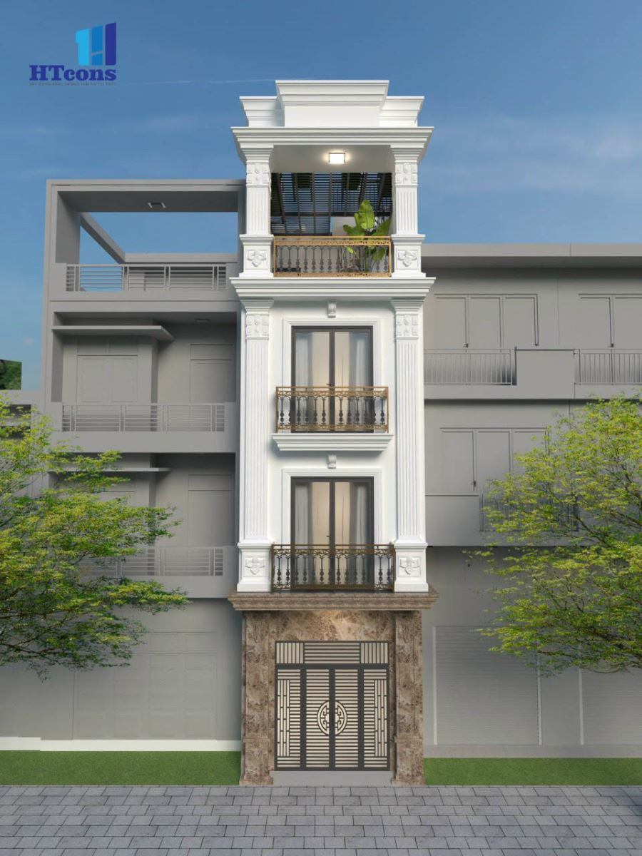 nhà phố tân cổ điển