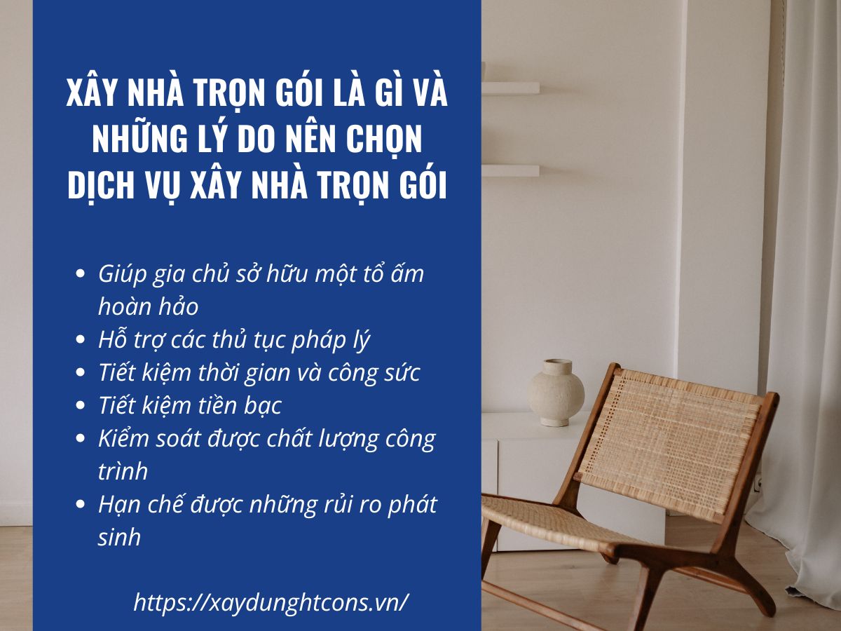 Xây nhà trọn gói là gì và những lý do nên chọn dịch vụ xây nhà trọn gói tại huyện Bình Chánh