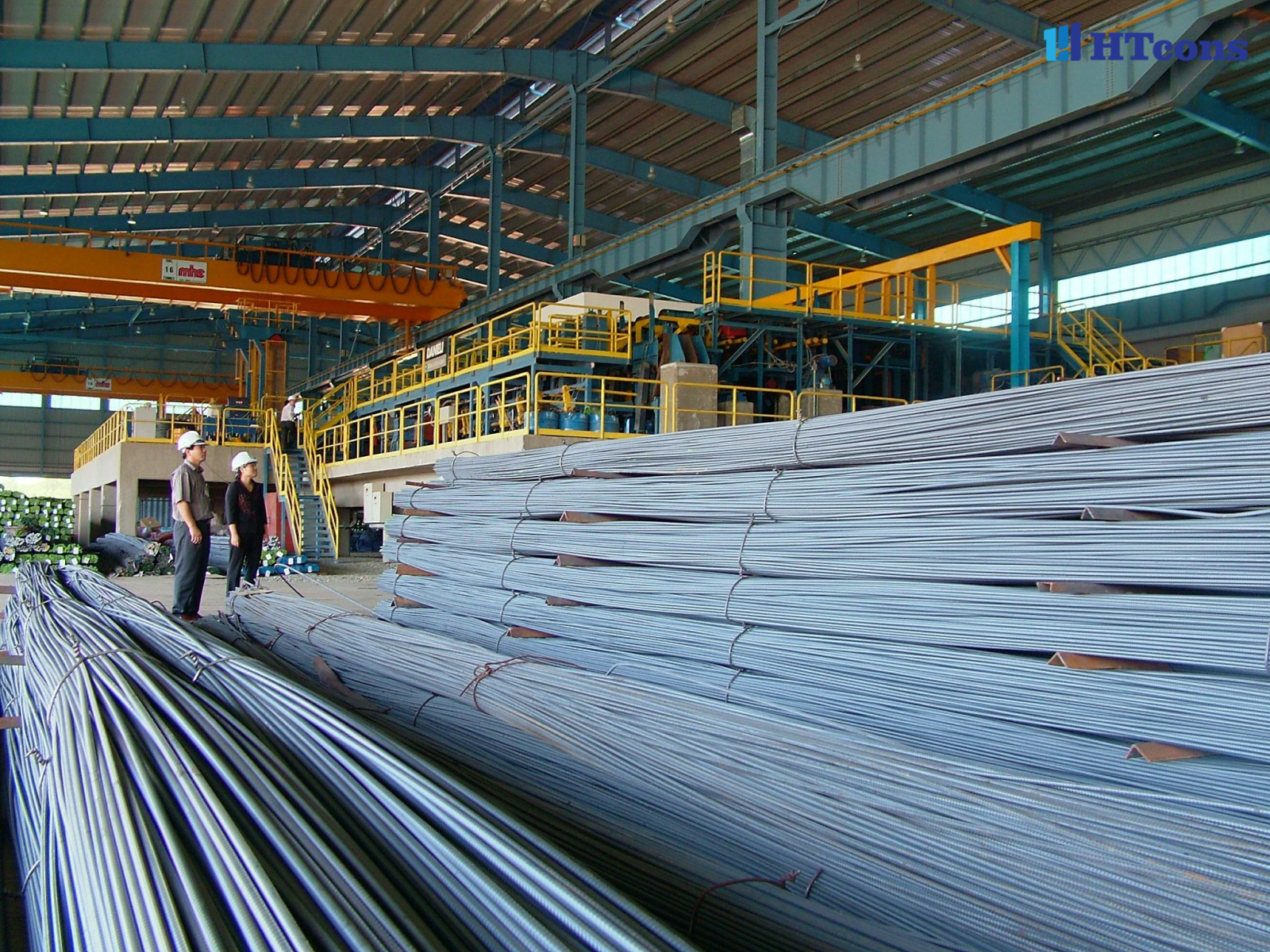Sắt thép là loại vật tư xây nhà quan trọng