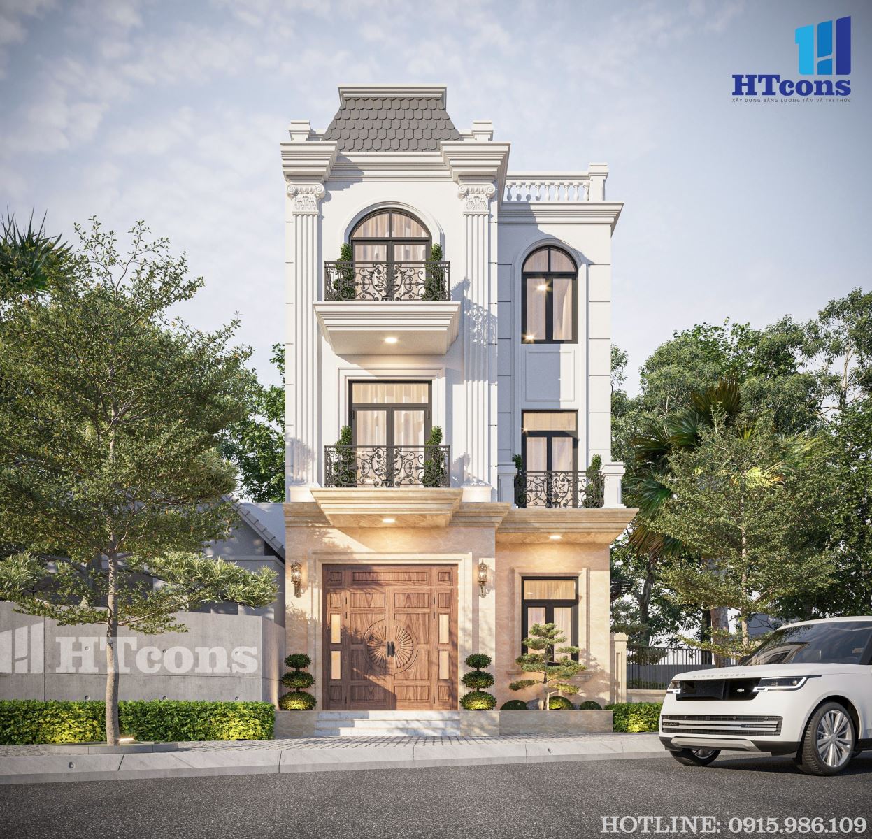 nhà phố tân cổ điển tại quận Hoàng Mai, Hà Nội